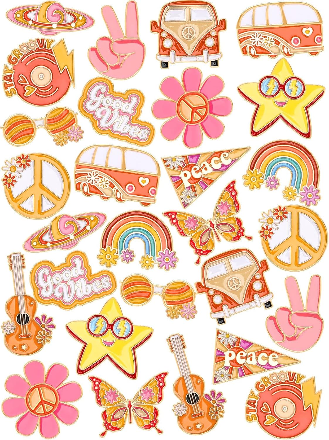 JUNEBRUSHS 28 pines esmaltados de animales, bonitos broches de animales del bosque, elefante, panda, tigre, jirafa, para decoración de fiestas, intercambio, regalo, mochilas, ropa, bolsas, sombreros y accesorios