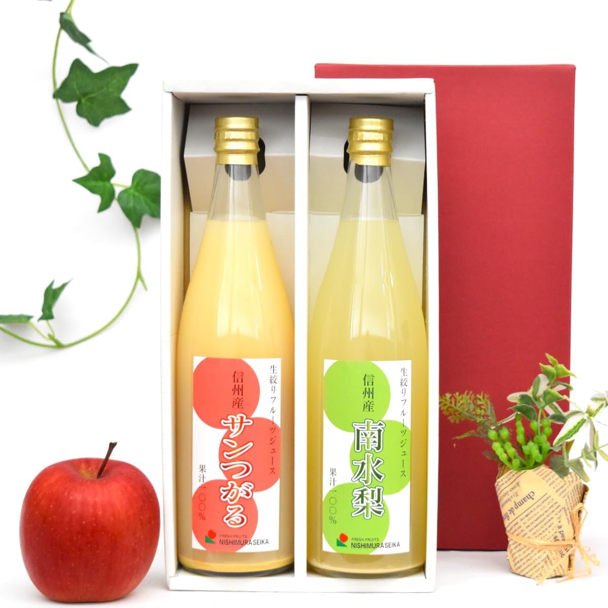 Authentic Peach Drink, Raw Peach Juice, Nagano-Produced, Taste Comparison 2-Pack Gift Present "Water Honey Peach and Golden Peach" Nagano Peach Fruit Drink Taste Comparison, Nagano-Produced, Nishimura