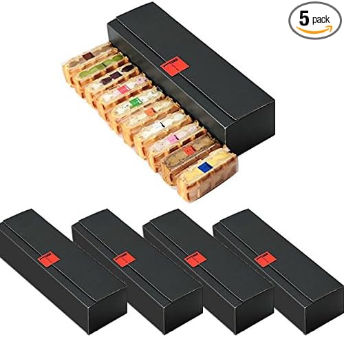 R.L Waffle Cake Sweets Gift Everyday Thank You Cards with Carry Bag Freezer, 10 Pcs
