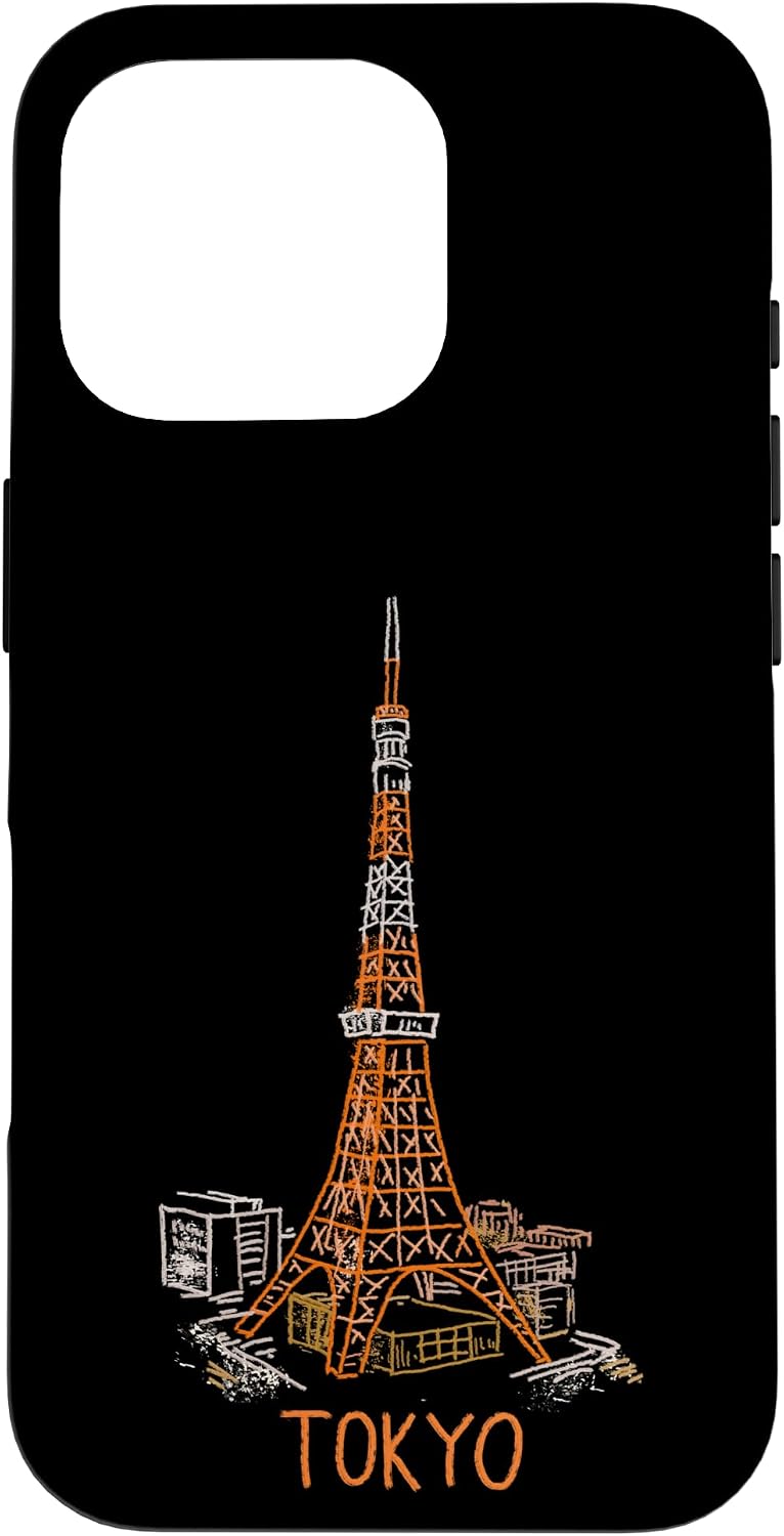 Tokyo Tower Japan Travel Souvenir City Landmark Gift Smartphone Case for iPhone 15 Plus