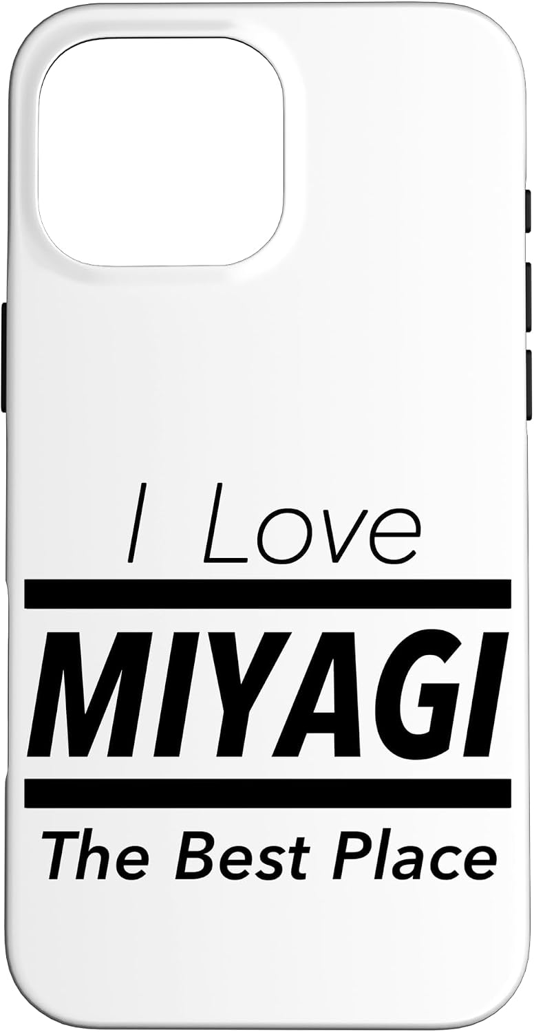 アイラブ・MIYAGI 宮城（I Love）JIMO-T【47都道府県】ジモティ プレゼント お土産 かっこいい 面白い スマホケース iPhone 16 用