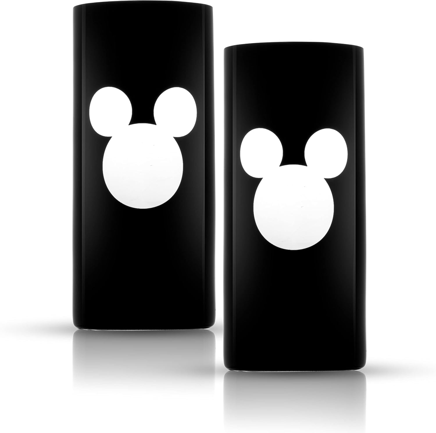 JoyJolt Disney Mickey Mouse Squad Collection Vasos Tumblers. Juego de 4 Copas de Vino sin Tallo de 15 onzas, Vasos sin Tallo para Beber. Artículos de regalo, Juego de Copas de Vino de Mickey Mouse