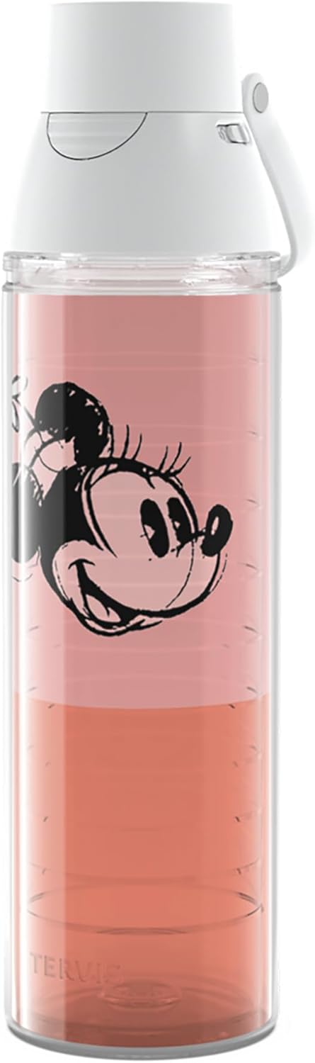 Tervis Disney Fundamentals Collection - Vaso aislado de doble pared hecho en Estados Unidos mantiene las bebidas frías y calientes, 16 onzas, paquete de 4, surtido