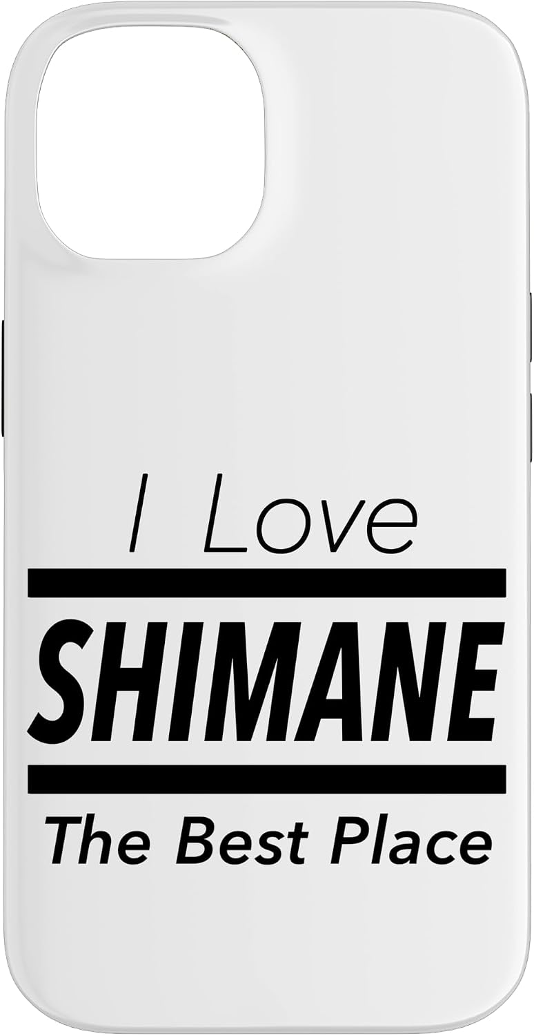 iPhone 13 I Love Shimane (I Love) JIMO-T [47 Prefectures] Jimoti Local Love Goods Travel Souvenir Funny Smartphone Case