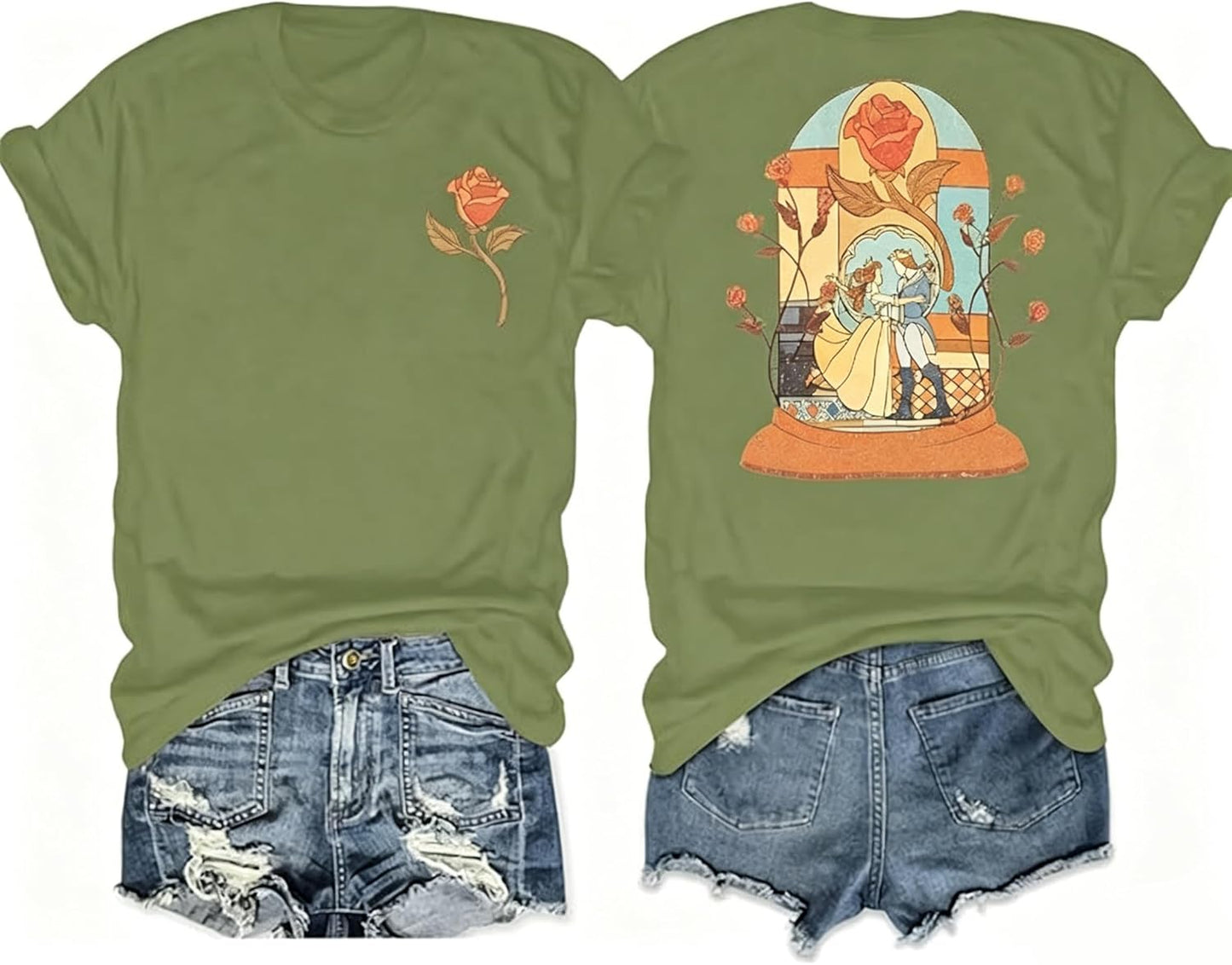 Magic Kingdom - Camisa de manga corta para mujer, diseño de castillo, camiseta familiar a juego para vacaciones, vacaciones