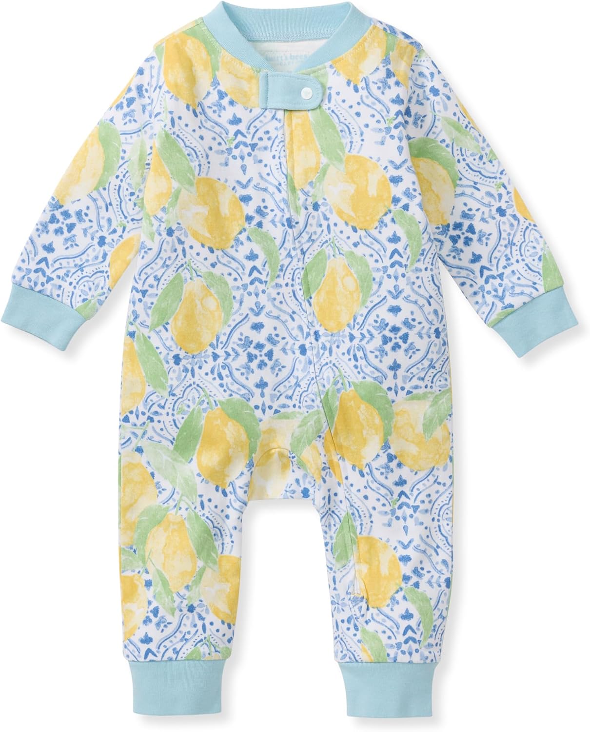 Burt's Bees Baby Pijama unisex para dormir y jugar, pijama de una pieza con cremallera sin pies | Soft organic cotton footed sleep & play features a loose, relaxed fit and 2-way zipper for easy nighttime changes