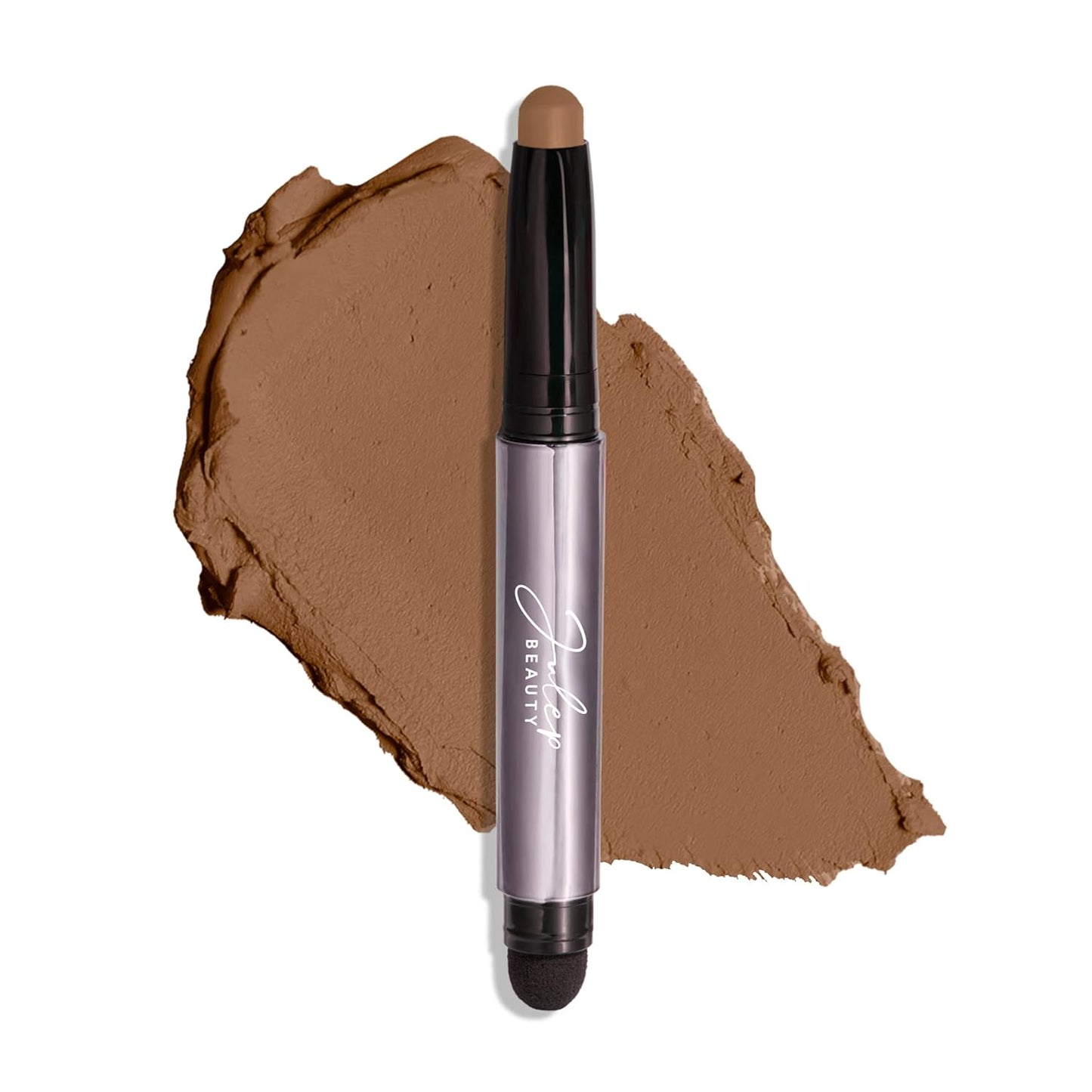 Julep Eyeshadow 101 Cream-to-Powder Waterproof Eyeshadow Stick – Smoky Amethyst Shimmer – Long-Lasting, Buildable, Crease-Proof, Cruelty Free, Shimmer Finish with Built-In Smudger