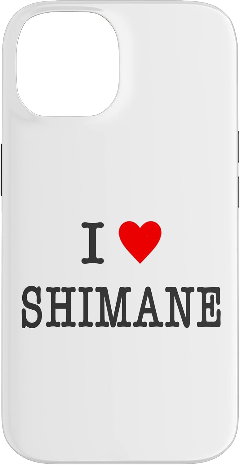 アイラブ・SHIMANE 島根（I Love ハート）【47都道府県】JIMO-T ジモティ お土産 プレゼント 面白 スマホケース iPhone 15 Plus 用