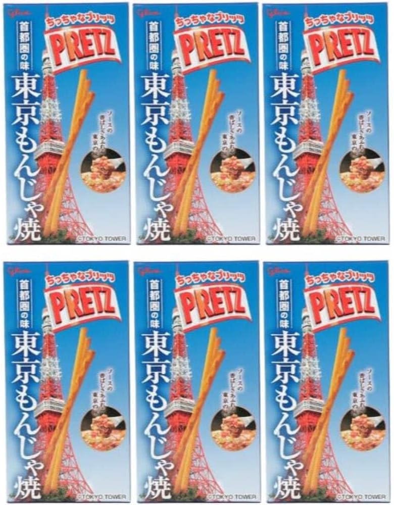 【6 box set】Pretz Kyushu Taste Hakata Mentaiko Individually Wrapped 1 box 23g Japan Taste Journey Tiny Pretz