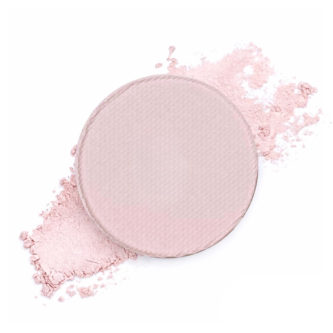 Honeybee Gardens Sombra de Ojos en Polvo Prensado Individual REPUESTO, Cameo, Rosa Pálido Cálido Mate, Larga Duración, Color Mineral Resistente a Pliegues con Botánicos, SIN ESTUCHE NI APLICADOR