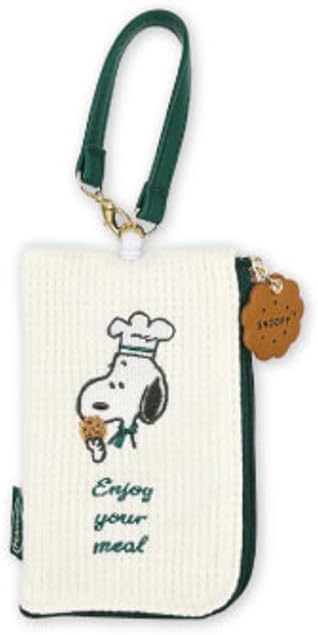 Marimo Craft SPCQ-683 Snoopy Snacktime Chef Series Acrylic Key Holder, Red, Approx. W 1.6 x H 2.3 x D 0.1 inches (40 x 59 x 3 mm)