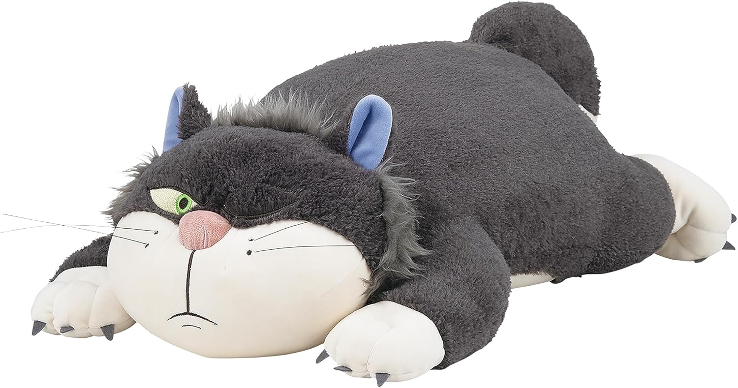 Liv Heart 80106-21 Disney Mochi Hug Body Pillow, Fluffy, Cuddly, Marie, Size L, Length: Approx. 15.7 in (40 cm)