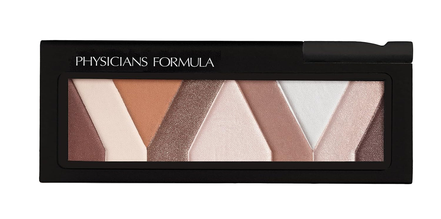 Paleta de sombras de ojos de Physicians Formula Matte Monoi Butter Sombra de ojos natural mate tonos nude sonrojados, para piel sensible, hipoalergénica, nutritiva e hidratante, suave, uso todo el día