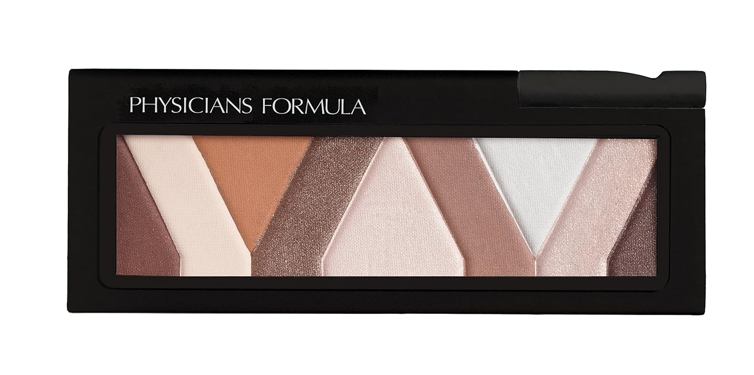 Paleta de sombras de ojos de Physicians Formula Matte Monoi Butter Sombra de ojos natural mate tonos nude sonrojados, para piel sensible, hipoalergénica, nutritiva e hidratante, suave, uso todo el día