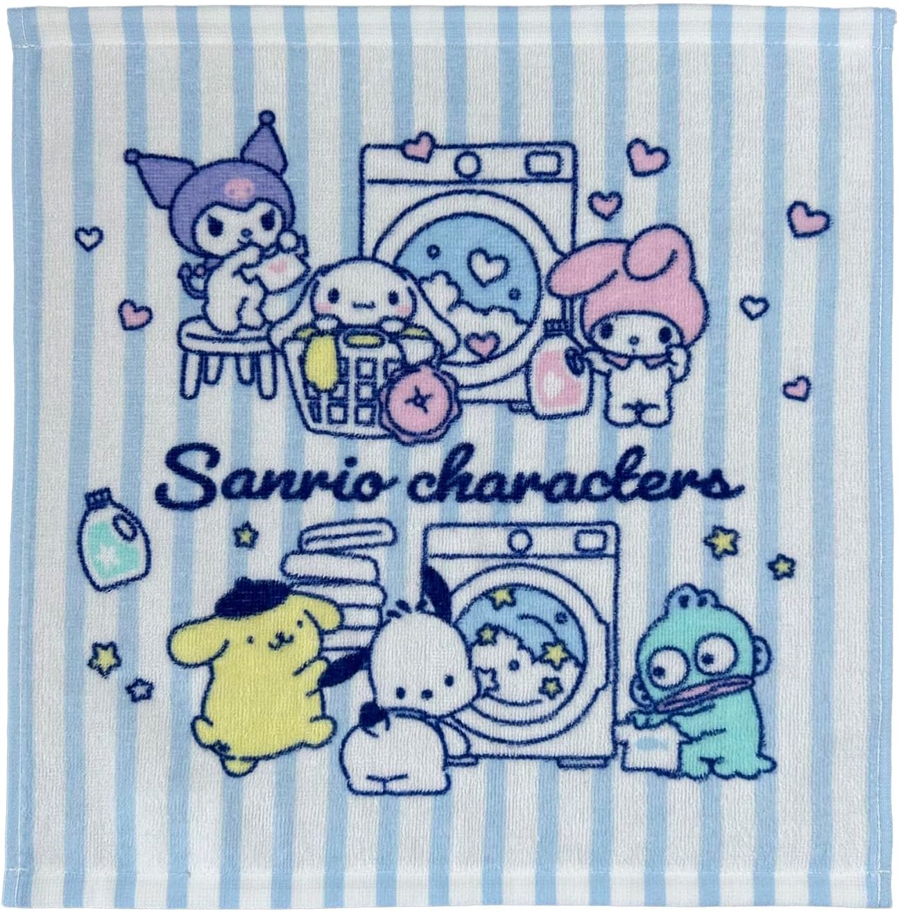 Nomura Towel Sanrio Characters Hello Kitty Face Towel, Set of 2, 13.4 x 29.5 inches (34 x 75 cm), 100% Cotton, Summer Days