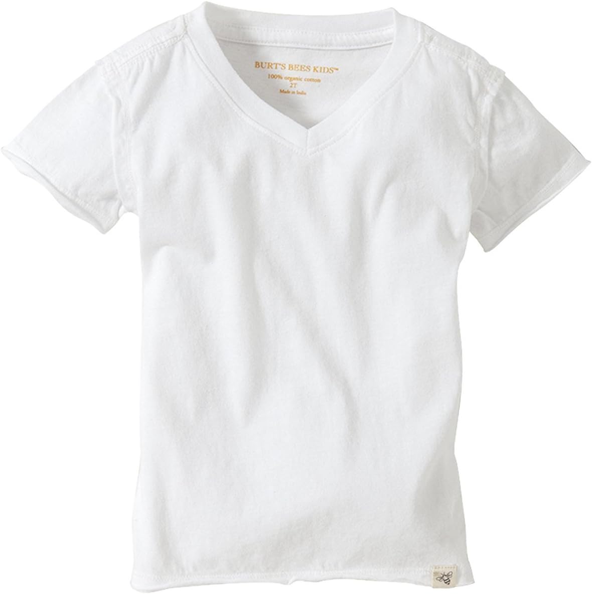 Burt's Bees Baby Camisetas para Bebés Niños, Camisetas de Manga Corta y Larga con Cuello en V y Cuello Redondo para Bebés y Niños Pequeños, 100% Algodón Orgánico