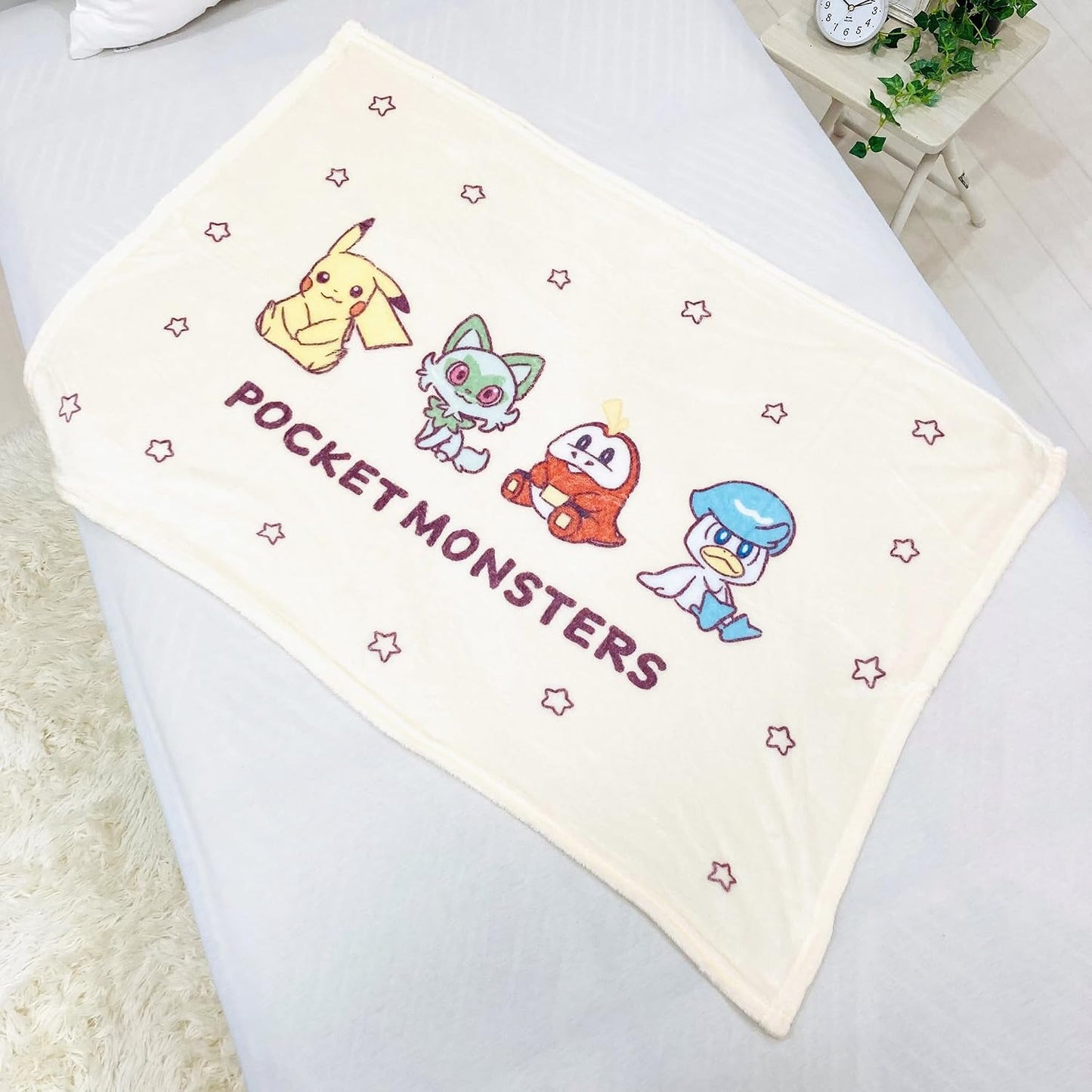 MORIPiLO Sanrio Characters Kuromi Throw Blanket (Soft Sheep Boa Throw), Purple, 27.6 x 39.4 inches (70 x 100 cm), Blanket, Goods, Warm, Cute, Summer, Winter, Cold Protection, Morishita Pillow