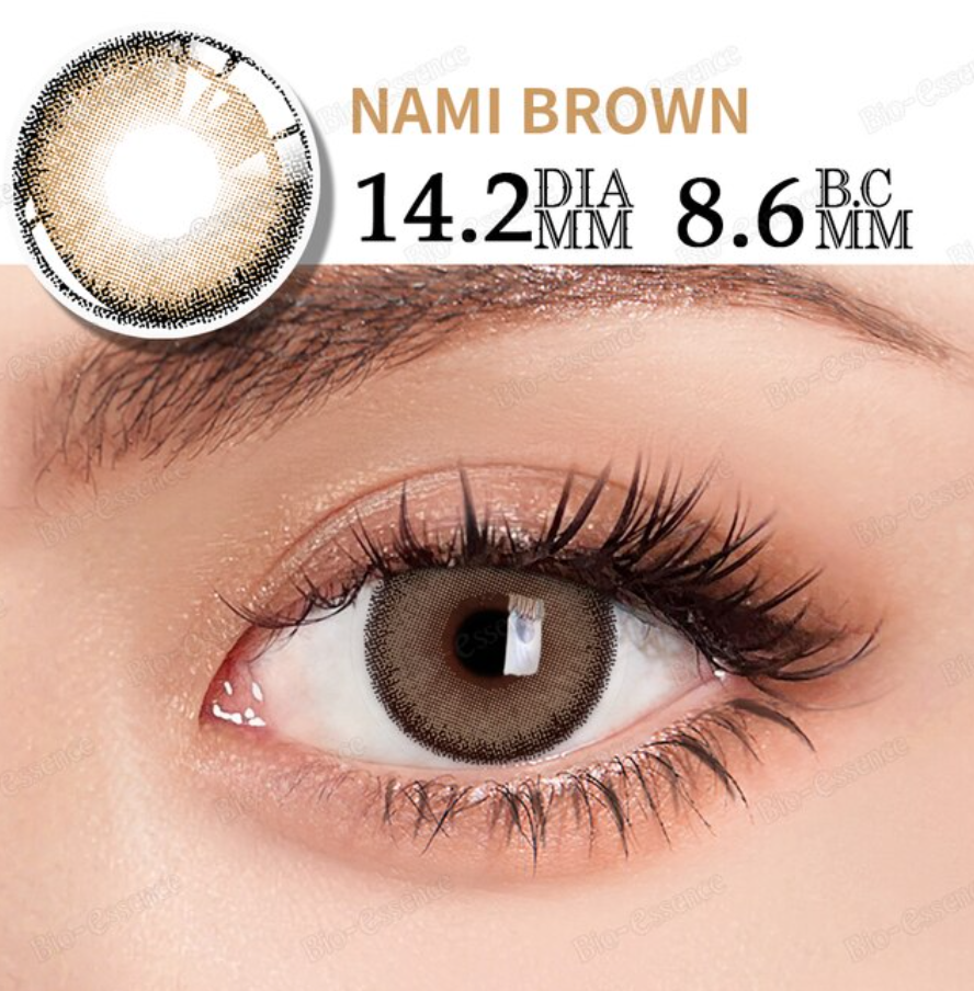 YOUPLUS １年仕様カラコン　両目ワンペア　NAMI BROWN