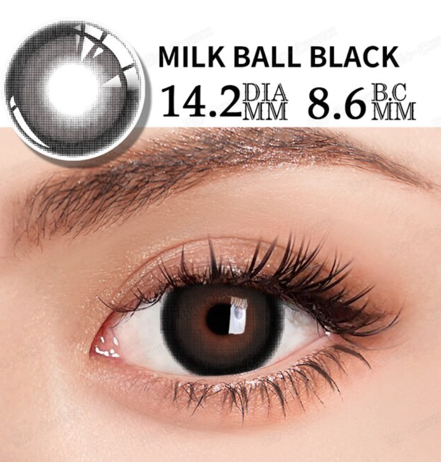 YOUPLUS １年仕様カラコン　両目ワンペア Milk Ball Black