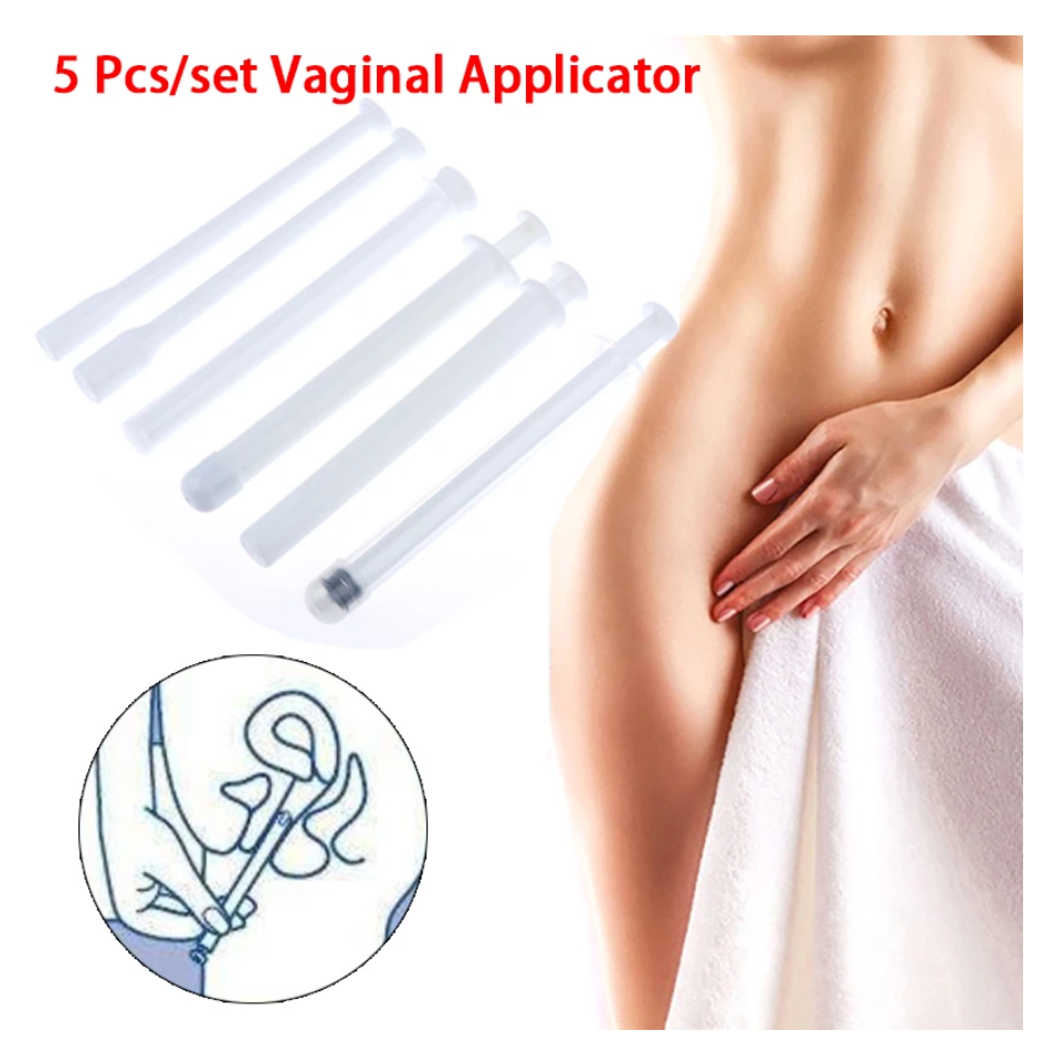 5ピース/セットクリア膣アプリケーター潤滑剤噴射装置 5pcs/set Clear Vaginal Applicator Lubricant Injector