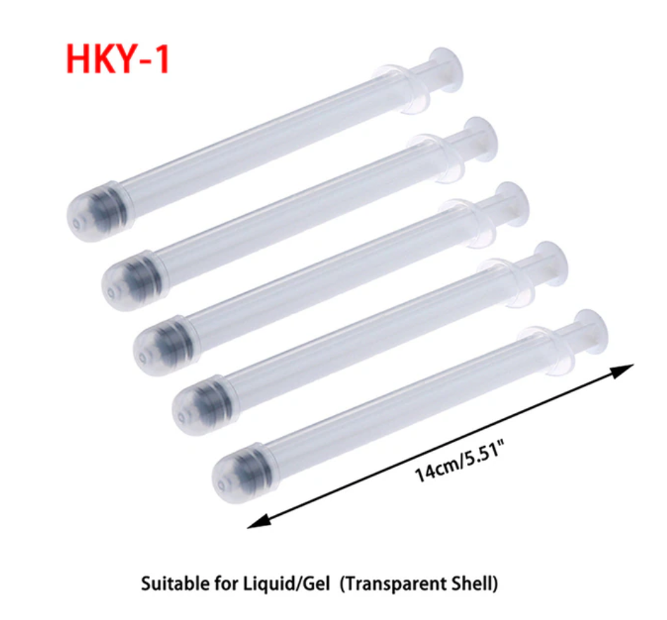 5ピース/セットクリア膣アプリケーター潤滑剤噴射装置 5pcs/set Clear Vaginal Applicator Lubricant Injector