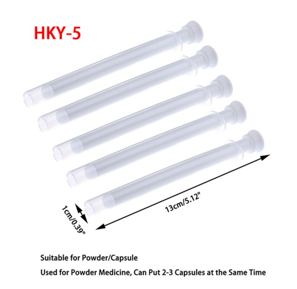 5ピース/セットクリア膣アプリケーター潤滑剤噴射装置 5pcs/set Clear Vaginal Applicator Lubricant Injector