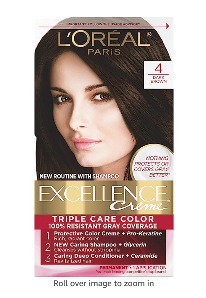 L'Oreal Paris Excellence Creme Permanent Triple Care Hair Color, 01 Extra Light Ash Blonde, Gray Coverage For Up to 8 Weeks, All Hair Types, Pack of 1