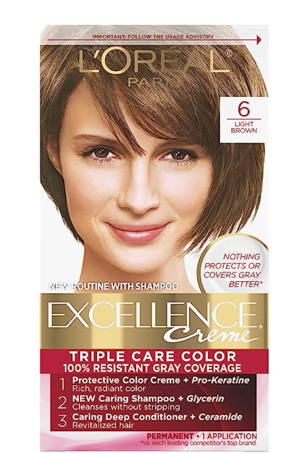 L'Oreal Paris Excellence Creme Permanent Triple Care Hair Color, 01 Extra Light Ash Blonde, Gray Coverage For Up to 8 Weeks, All Hair Types, Pack of 1