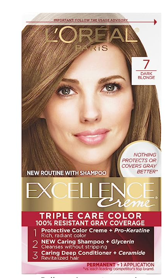 L'Oreal Paris Excellence Creme Permanent Triple Care Hair Color, 01 Extra Light Ash Blonde, Gray Coverage For Up to 8 Weeks, All Hair Types, Pack of 1